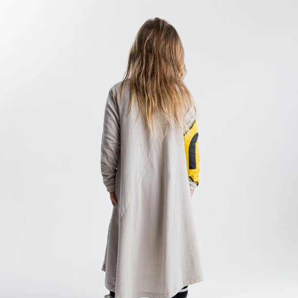 nununu way 360 dress girl's dress road signs printed 100% cotton - Picture 10 of 10